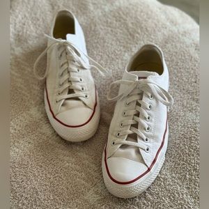 White Converse Low Top
